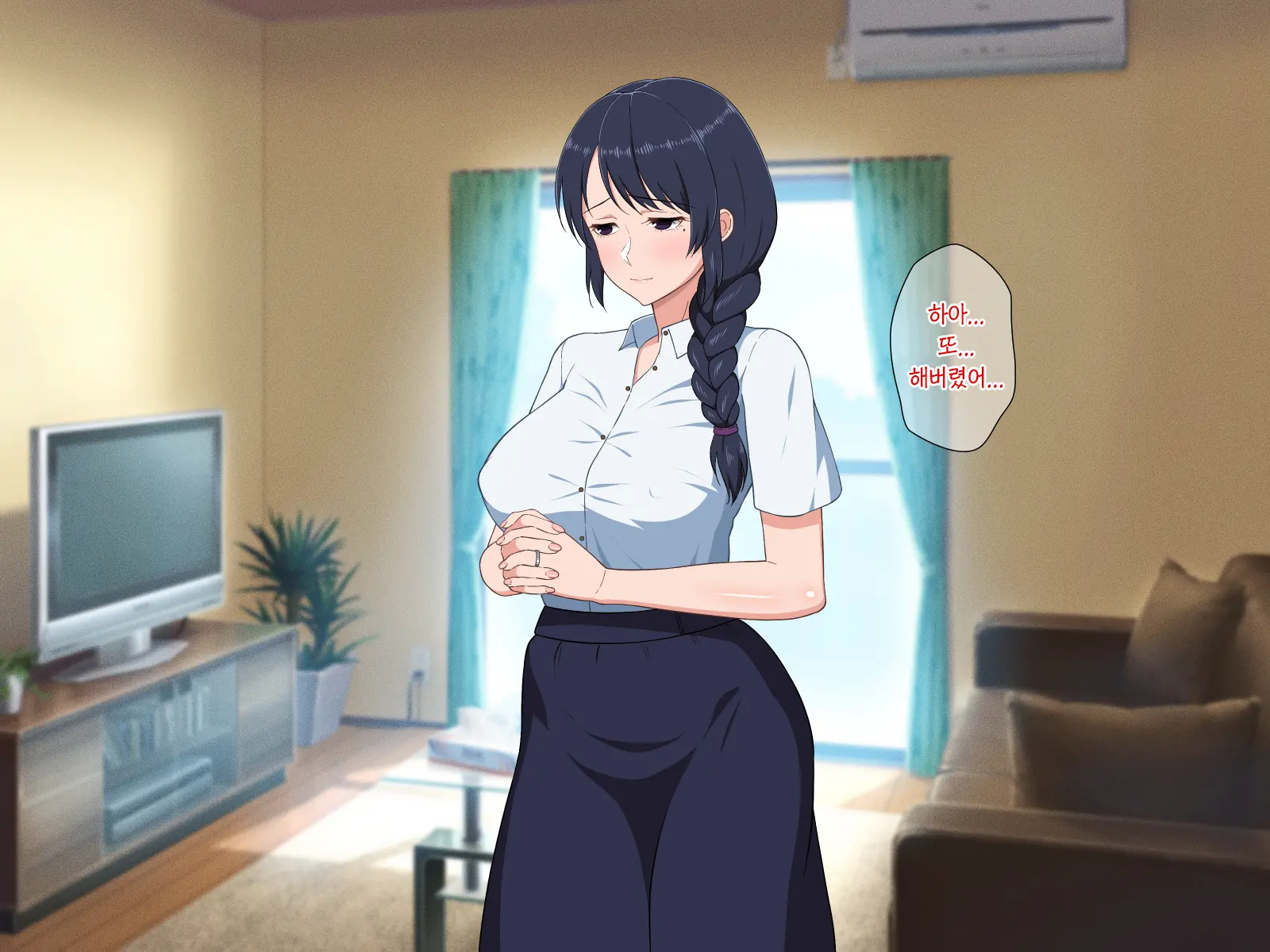 Sabishigari Bijin Haha Wa Musuko To No Aiyoku Sex Ni Oboreru | 외로움 타는 미인 엄마는 아들과의 애욕섹스에 빠진다